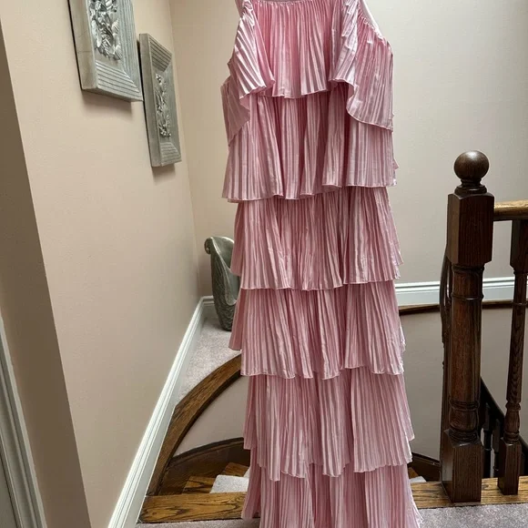 L’idee Pink Tiered Maxi Dress - Picture 2 of 7
